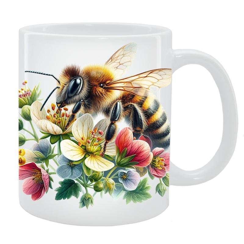 Kubek Pszczoła - Kolekcja Floral
