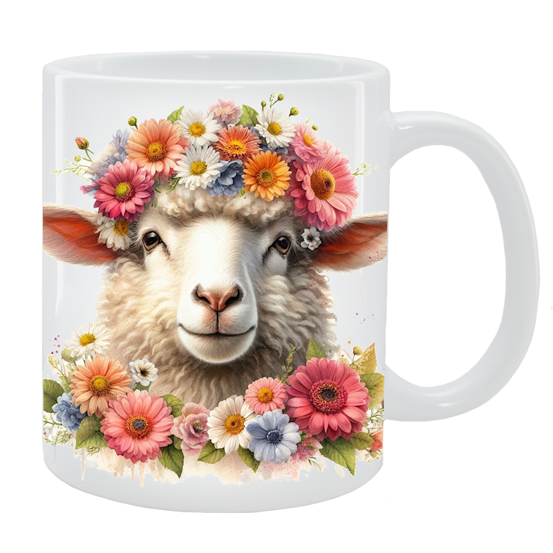 Kubek Owca - Kolekcja Floral