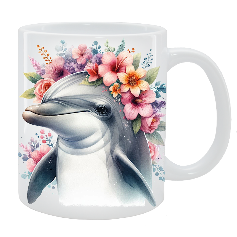 Kubek Delfin - Kolekcja Floral