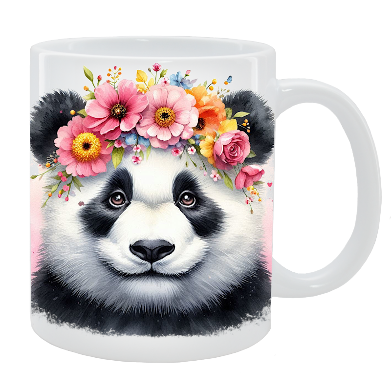 Kubek Panda - Kolekcja Floral