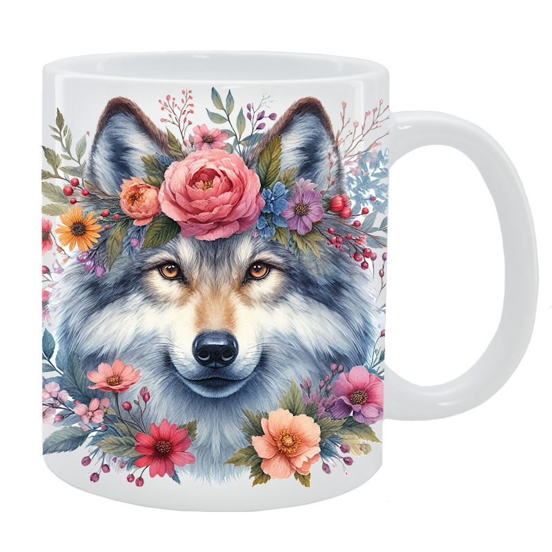 Kubek Wilk - Kolekcja Floral