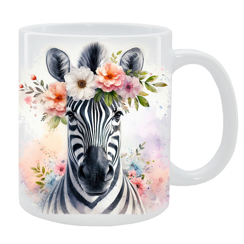 Kubek Zebra - Kolekcja Floral