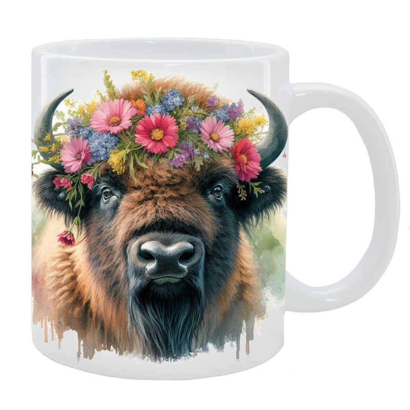 Kubek Żubr - Kolekcja Floral