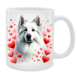 Kubek z psem - Biały Owczarek Szwajcarski- Kolekcja Love
