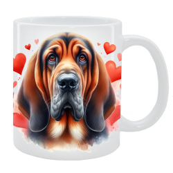 Kubek z psem - Bloodhound  - Kolekcja Love
