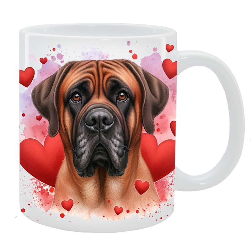 Kubek z psem - Boerboel - Kolekcja Love