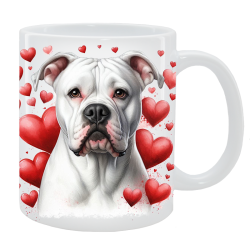 Kubek z psem - Buldog amerykański - Kolekcja Love
