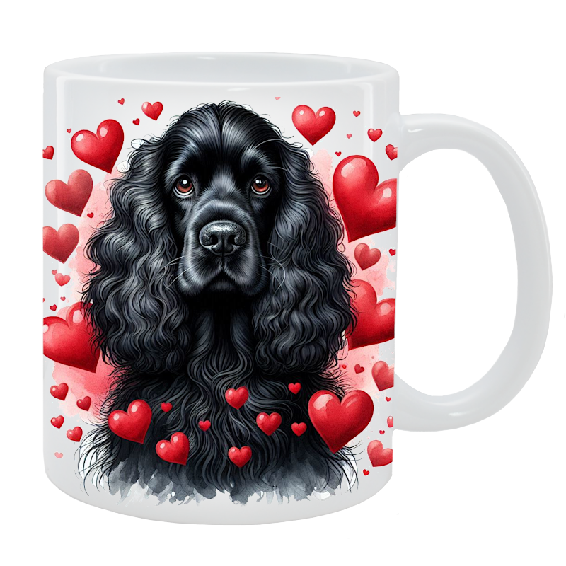 Kubek z psem - Cocker spaniel amerykański - Kolekcja Love