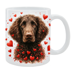Kubek z psem - Curly Coated Retriever - Kolekcja Love