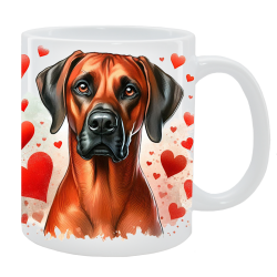 Kubek z psem - Rhodesian Ridgeback- Kolekcja Love