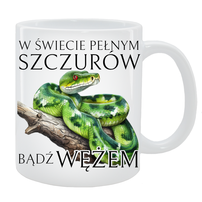 Kubek Wąż - W świecie pełnym szczurów bądź wężem