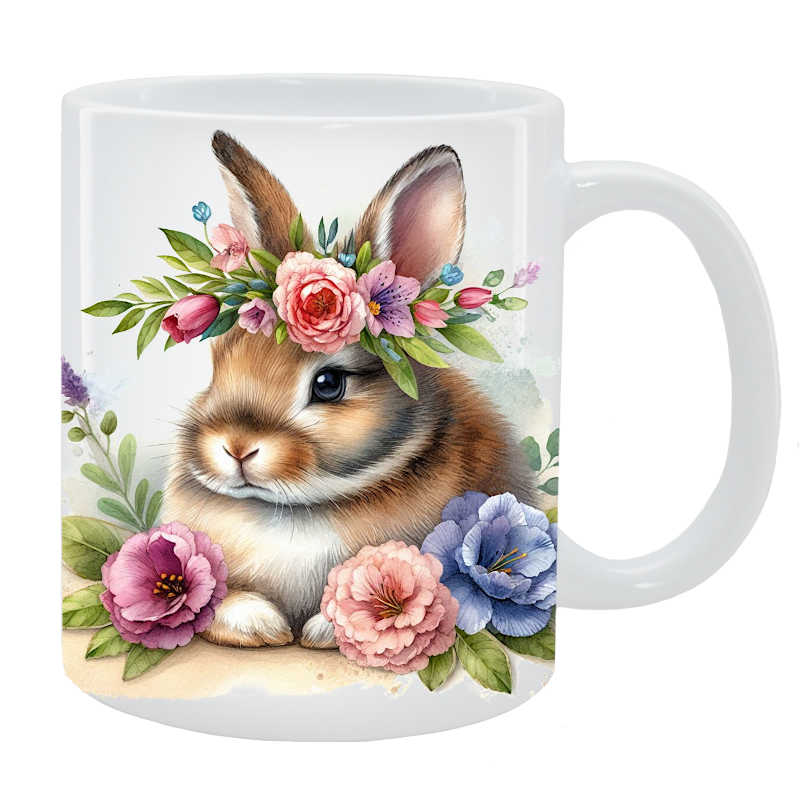 Kubek Królik - Kolekcja Floral