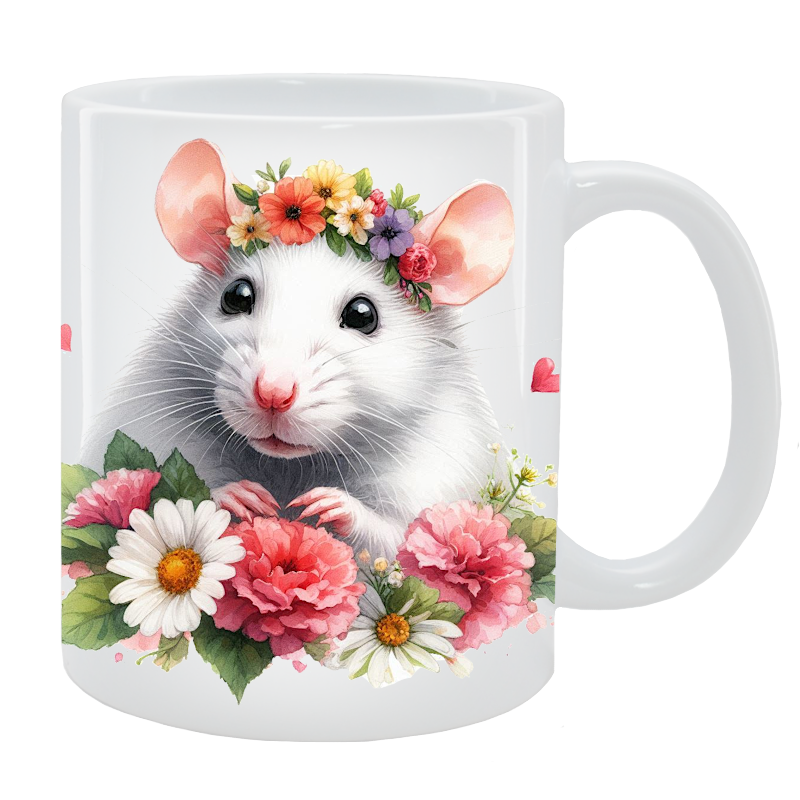Kubek Szczur - Kolekcja Floral
