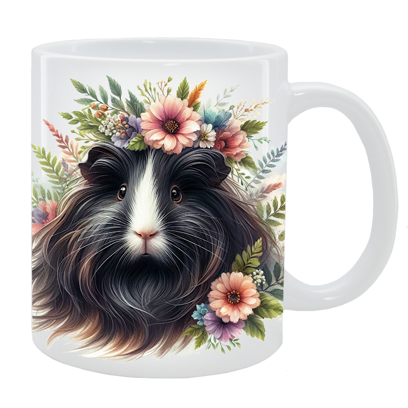 Kubek Świnka morska - Kolekcja Floral