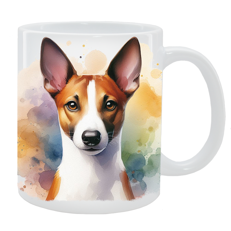 Kubek z psem Basenji - Kolekcja Natural