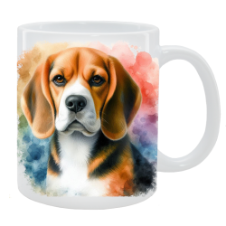 Kubek z psem Beagle - Kolekcja Natural