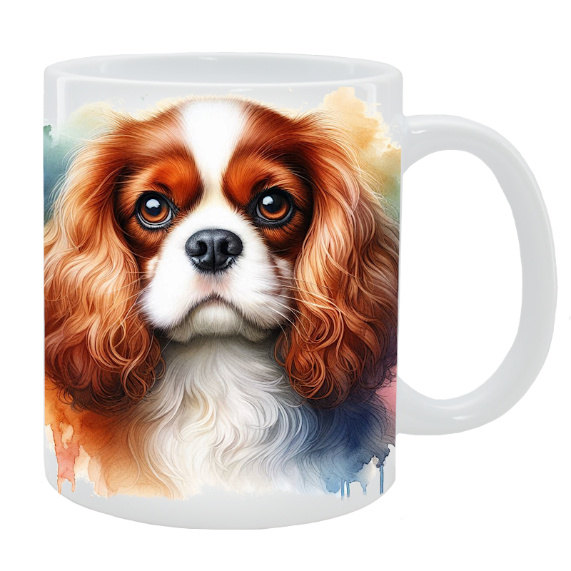 Kubek z psem Cavalier King Charles Spaniel - Kolekcja Natural