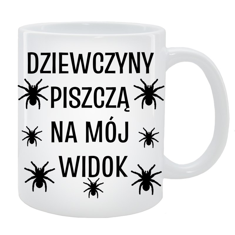 Kubek Pająk - Dziewczyny piszczą na mój widok