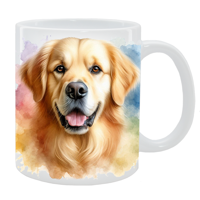 Kubek z psem Golden Retriever - Kolekcja Natural