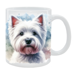 Kubek z psem West Highland White Terrier - Kolekcja Natural