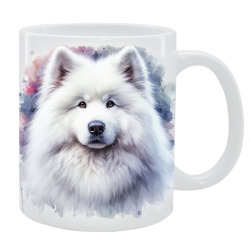 Kubek z psem Samojed - Kolekcja Natural