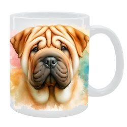 Kubek z psem Shar Pei - Kolekcja Natural