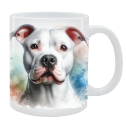 Kubek z psem American Staffordshire Terrier - Kolekcja Natural