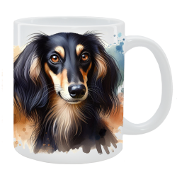 Kubek z psem Chart perski Saluki - Kolekcja Natural