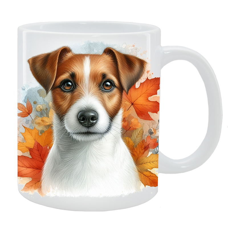 Kubek z psem Jack Russell Terrier - Kolekcja Jesienna