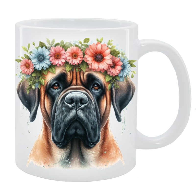 Kubek Boerboel - Kolekcja Floral