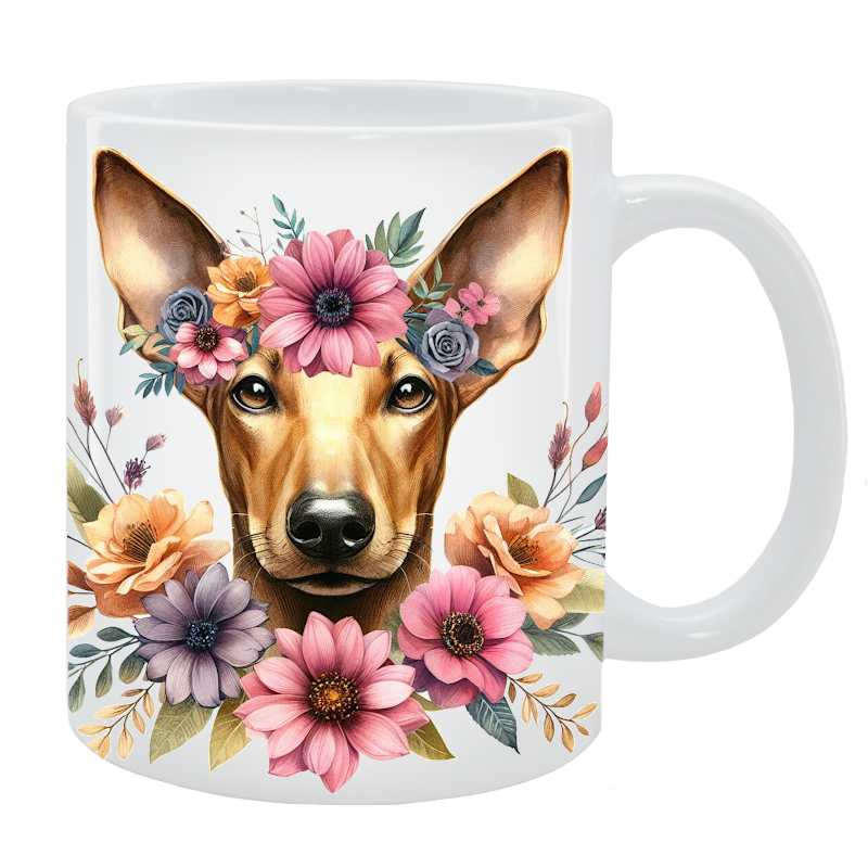 Kubek Pies Faraona - Kolekcja Floral