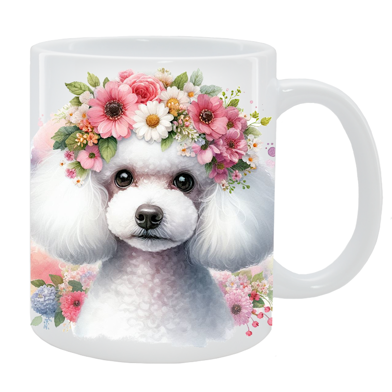 Kubek Pudel Toy - Kolekcja Floral