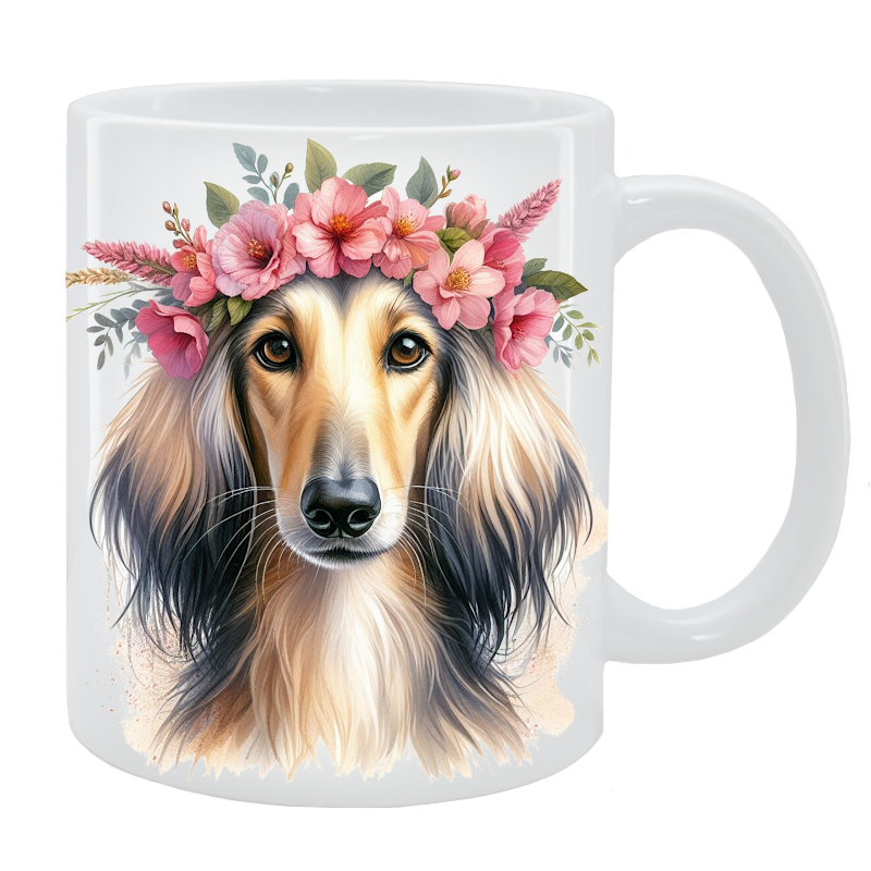 Kubek Saluki - Kolekcja Floral