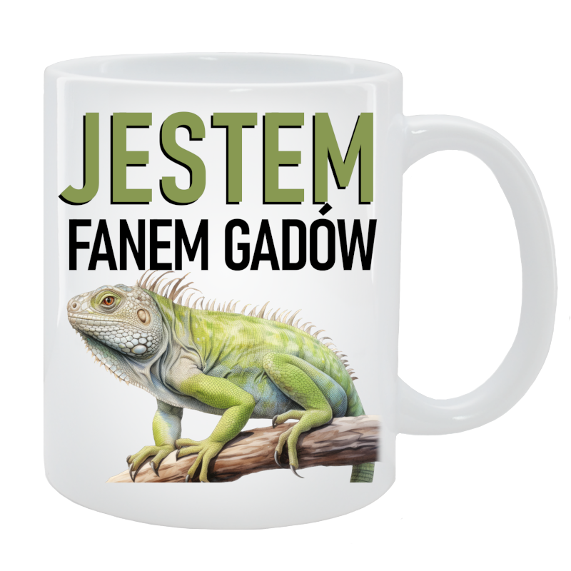 Kubek Jestem fanem gadów