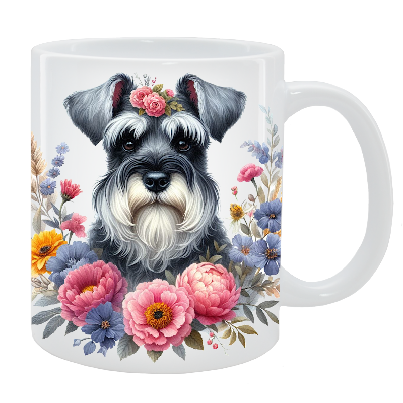 Kubek Sznaucer miniaturowy - Kolekcja Floral