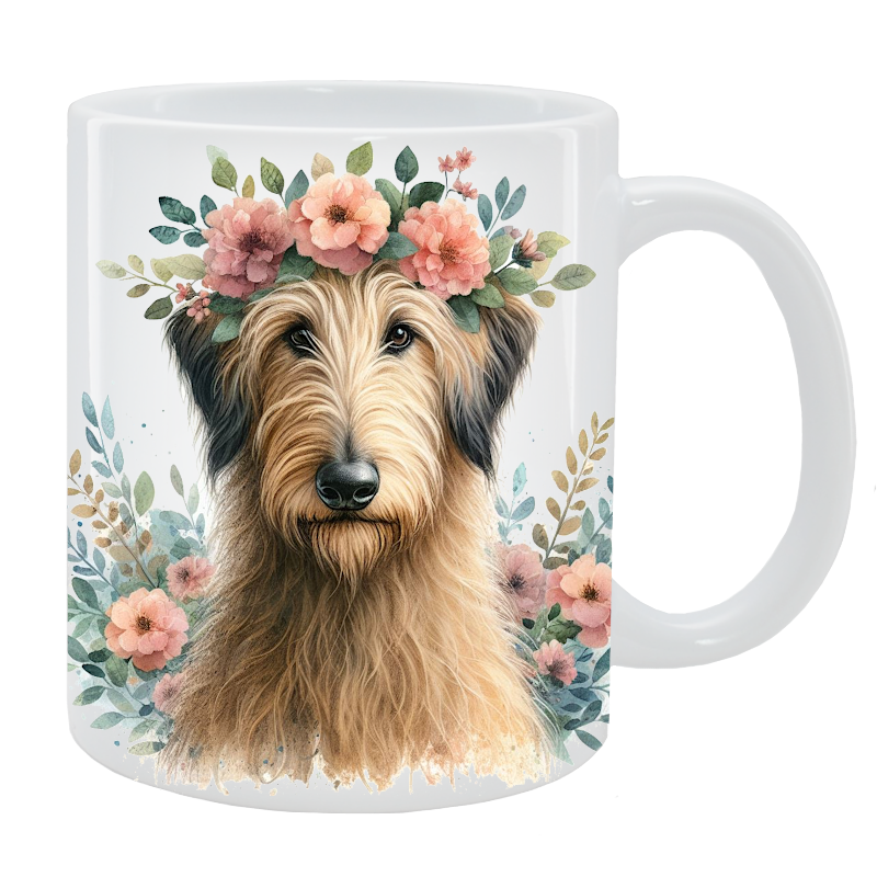 Kubek Wilczarz irlandzki - Kolekcja Floral
