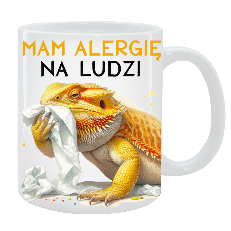 Kubek Agama - Mam alergię na ludzi