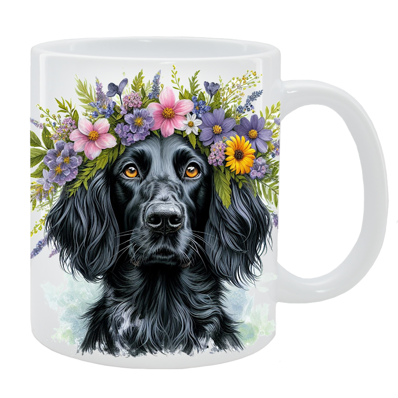 Kubek Wyżeł fryzyjski - Kolekcja Floral