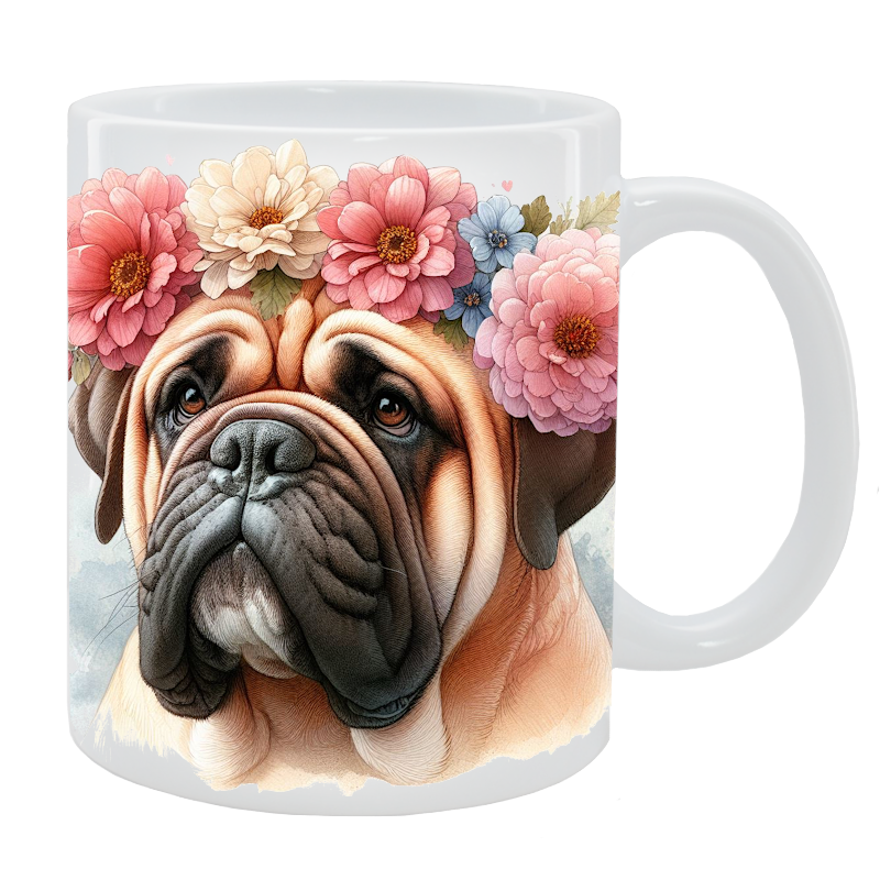 Kubek Bullmastif - Kolekcja Floral