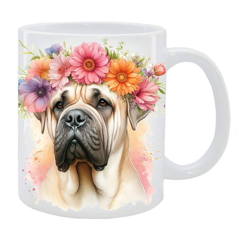 Kubek Cane Corso Italiano - Kolekcja Floral