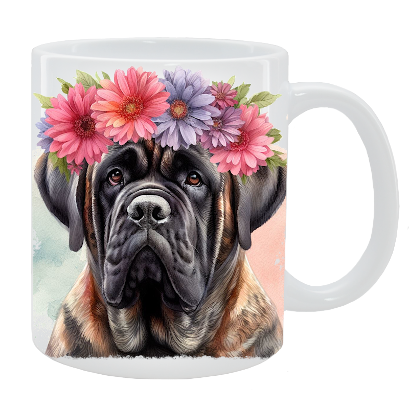 Kubek Mastif angielski - Kolekcja Floral