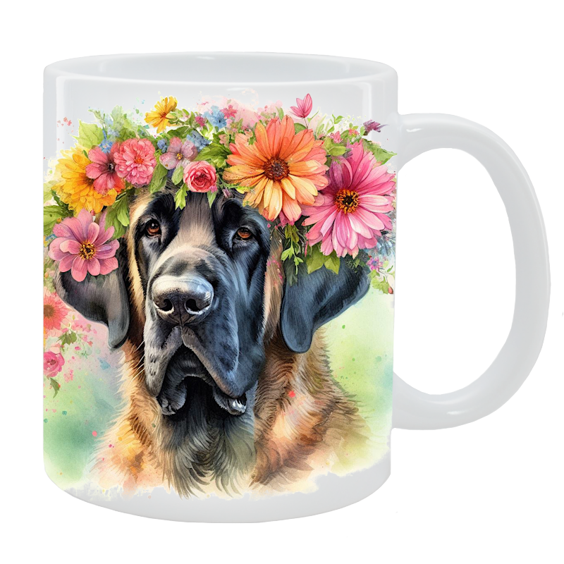 Kubek Mastif Hiszpański - Kolekcja Floral