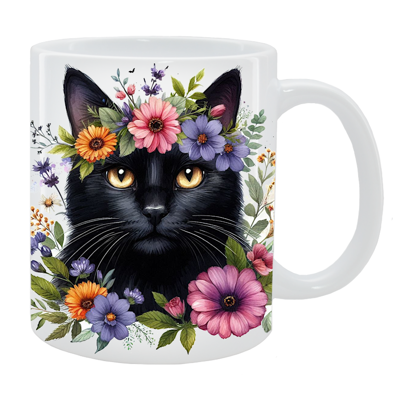 Kubek Kot Nierasowy - Kolekcja Floral