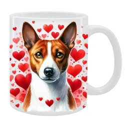 Kubek z psem - Basenji - Kolekcja Love