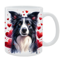 Kubek z psem - Border Collie - Kolekcja Love