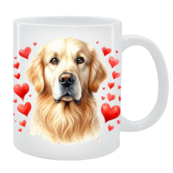 Kubek z psem - Golden Retriever - Kolekcja Love