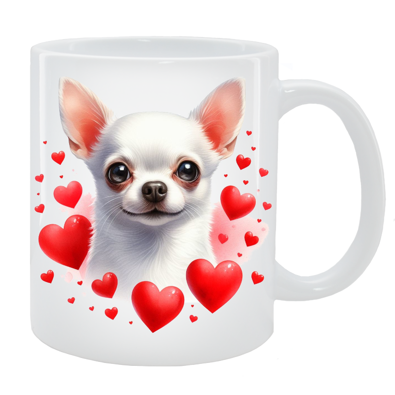 Kubek z psem - Chihuahua  - Kolekcja Love