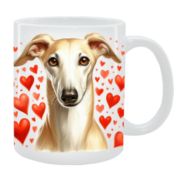 Kubek z psem - Greyhound - Kolekcja Love