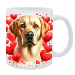 Kubek z psem - Labrador Retriever - Kolekcja Love