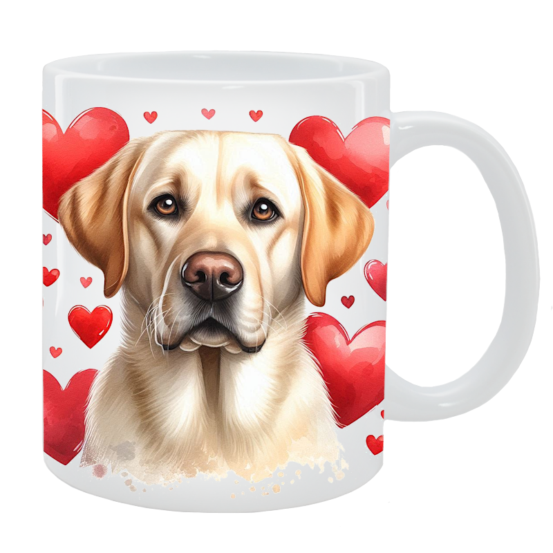 Kubek z psem - Labrador Retriever - Kolekcja Love